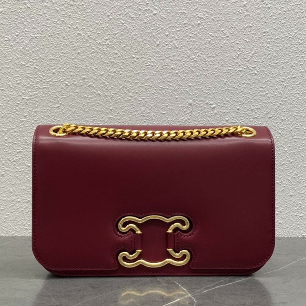 Celine red crossbody bag